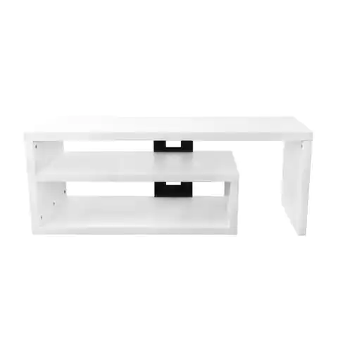 ⁨4World Style TV table SPIRO-B, without drawer, white-black⁩ at Wasserman.eu