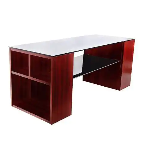 ⁨4World Style EASY-C TV coffee table, glass top and shelf, black⁩ at Wasserman.eu