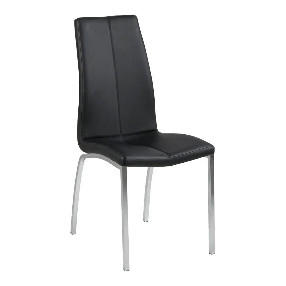 ⁨Asama chair black PU (black)⁩ at Wasserman.eu