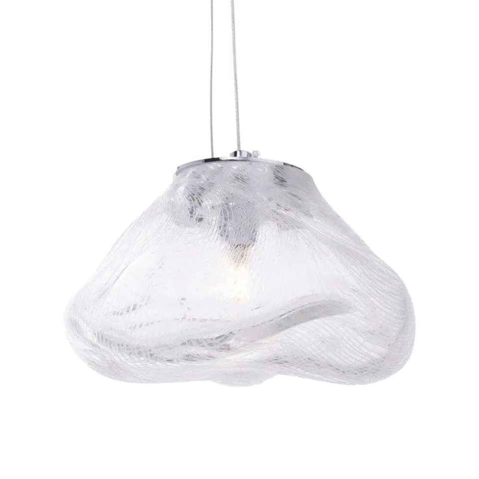 ⁨Lampa wisząca ICY transparentna 20 cm (Kolor transparentny)⁩ w sklepie Wasserman.eu