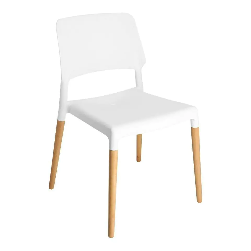 ⁨Cole chair white⁩ at Wasserman.eu