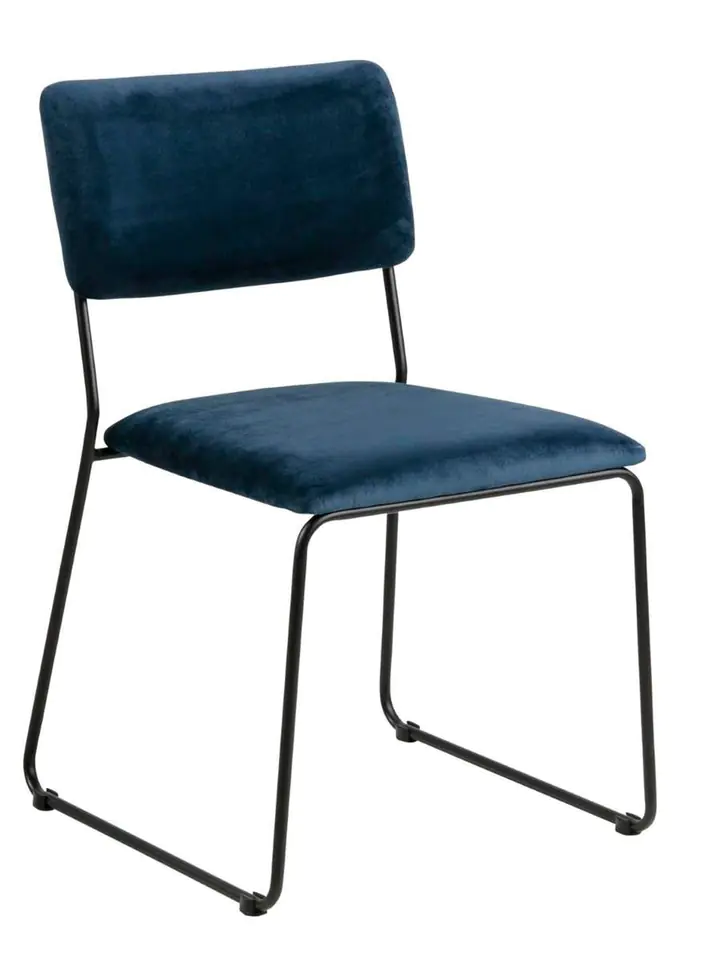⁨Cornelia VIC Navy Blue chair⁩ at Wasserman.eu