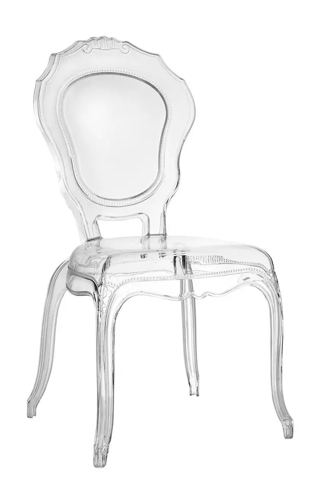 Transparent chair Queen at Wasserman.eu