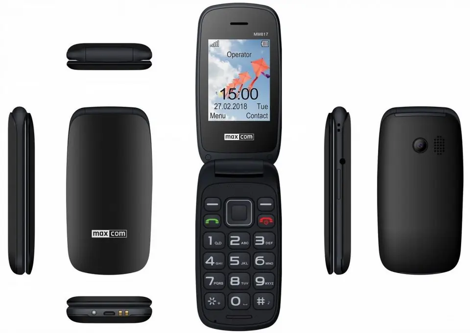 Mobile phone MM 817 black at Wasserman.eu
