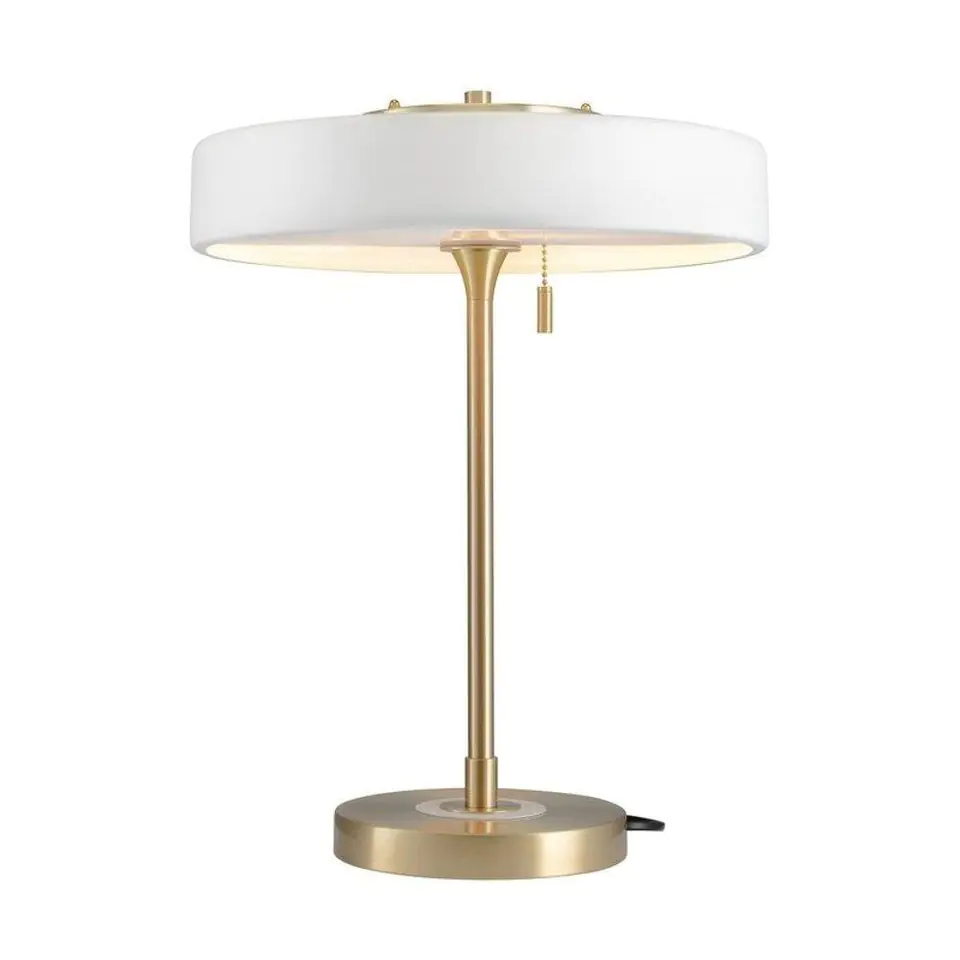 ⁨ARTDECO table lamp white - gold (Matte white)⁩ at Wasserman.eu