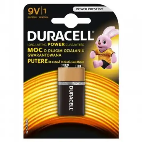 ⁨Duracell 6LR61 Einwegbatterie 9V Alkali⁩ im Wasserman.eu