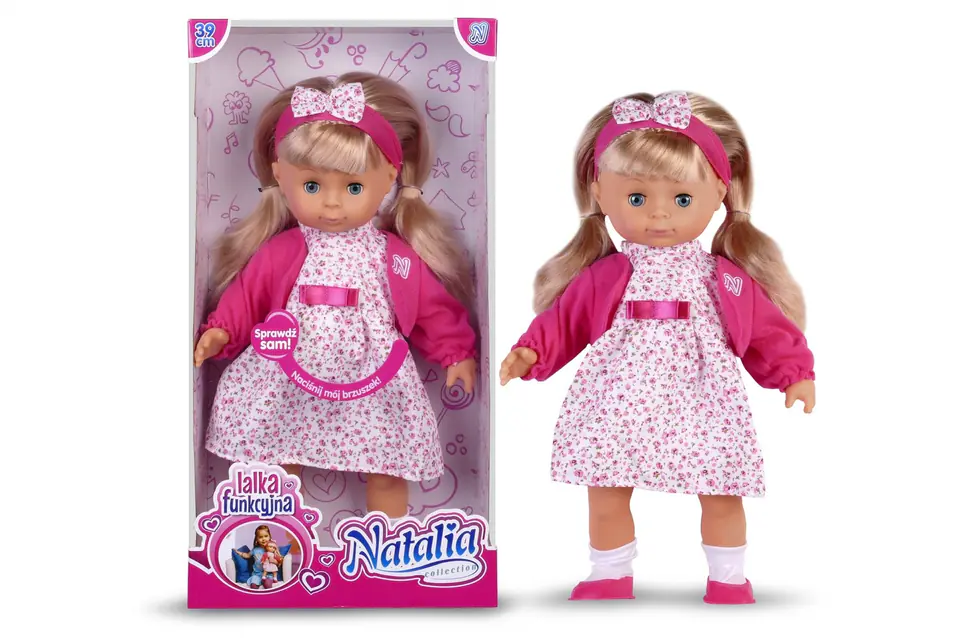 Doll Natalia speaks Polish 39 cm with band at Wasserman.eu