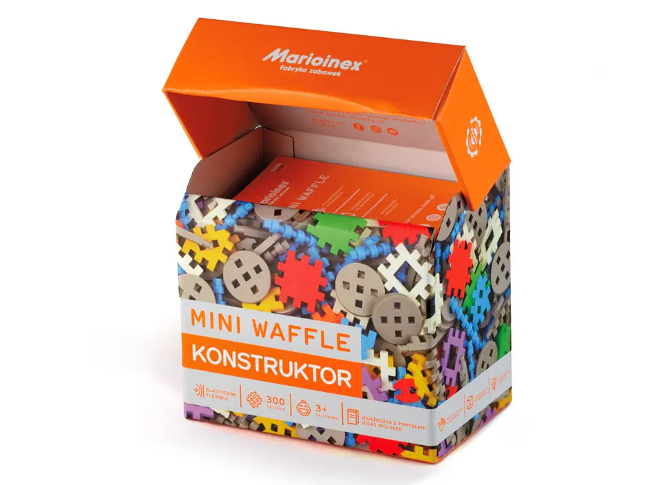 ⁨Klocki konstrukcyjne Mini Wafle Konstruktor 300⁩ w sklepie Wasserman.eu