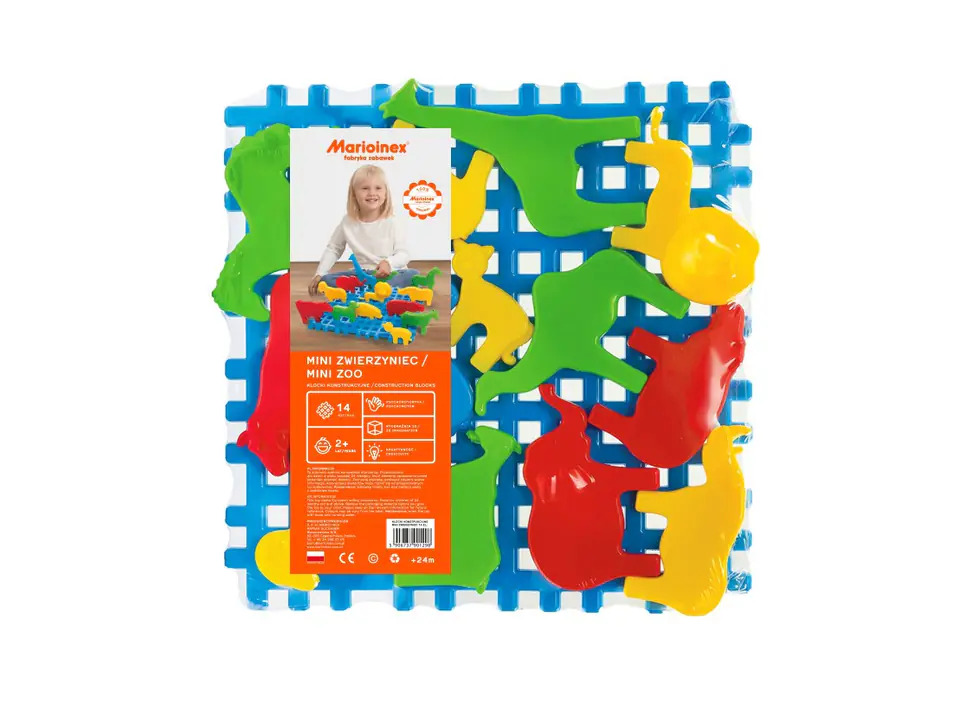 ⁨Klocki konstrukcyjne mini zoo⁩ w sklepie Wasserman.eu