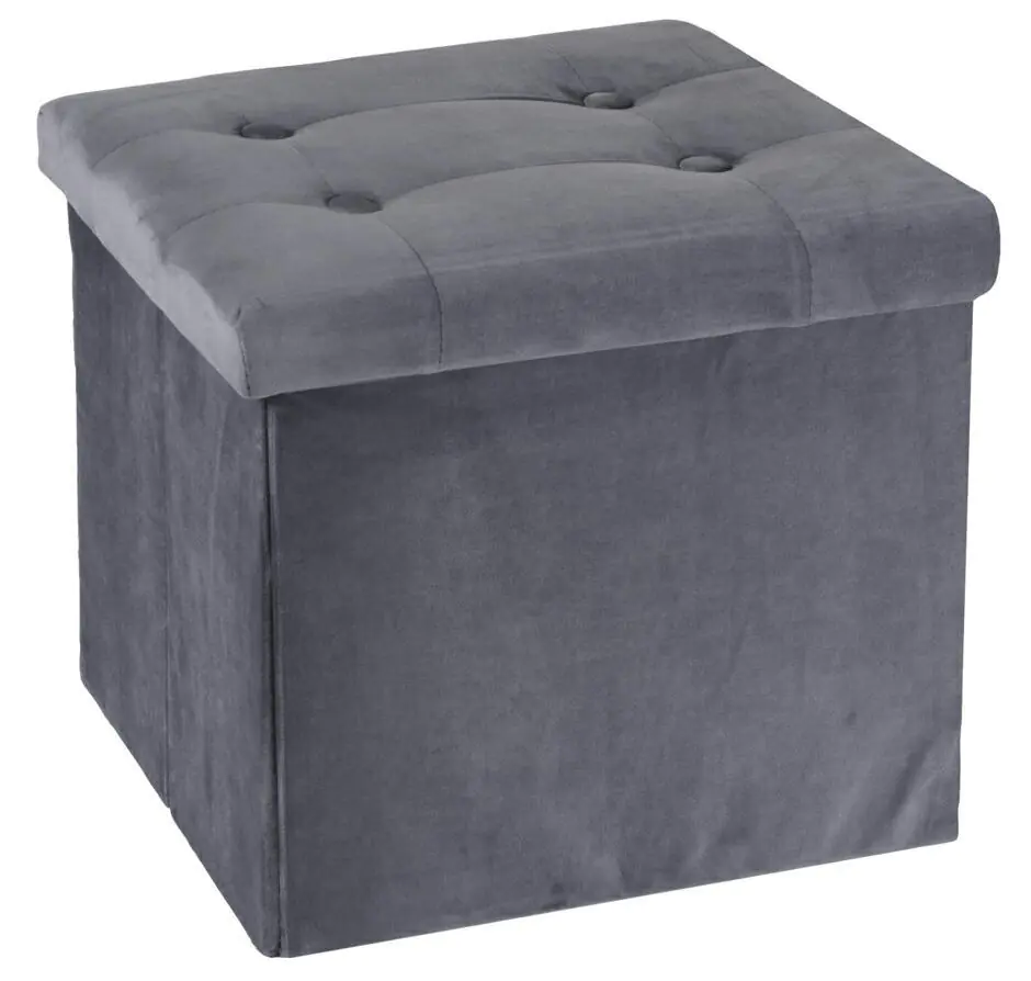 Pouf Intesi Vels VIC grau dunkel im Wasserman.eu