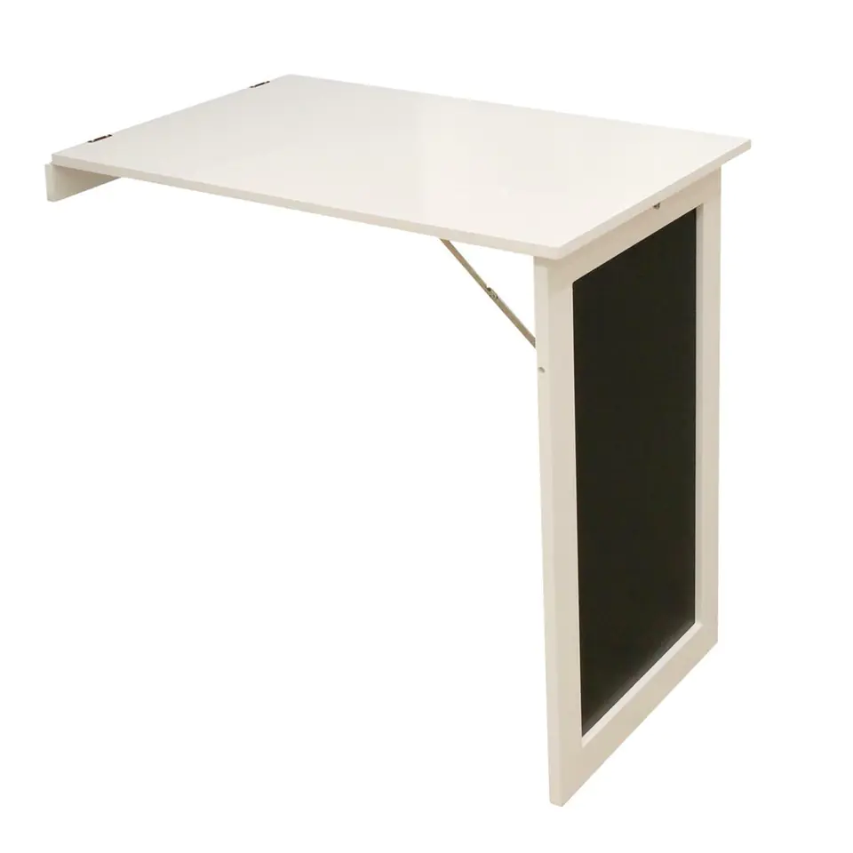 ⁨Wall-mounted folding table Ezio white⁩ at Wasserman.eu