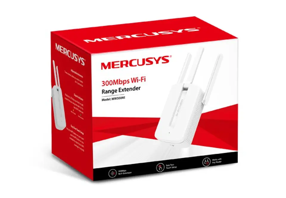 Mercusys MW300RE Signal Repeater WiFi Repeater N300 at Wasserman.eu