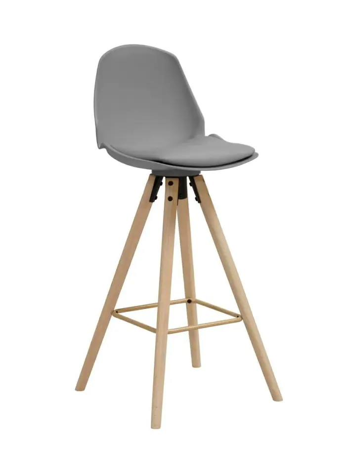 ⁨Bar stool I_Oslo grey⁩ at Wasserman.eu