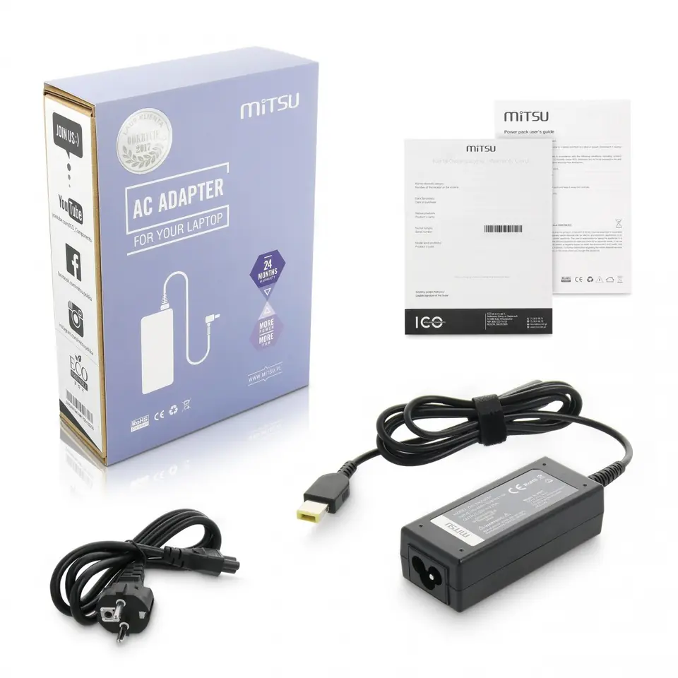 %Mitsu Pow. Sup. LENOVO 20V 2.25A ZM/LEN20225Y at Wasserman.eu