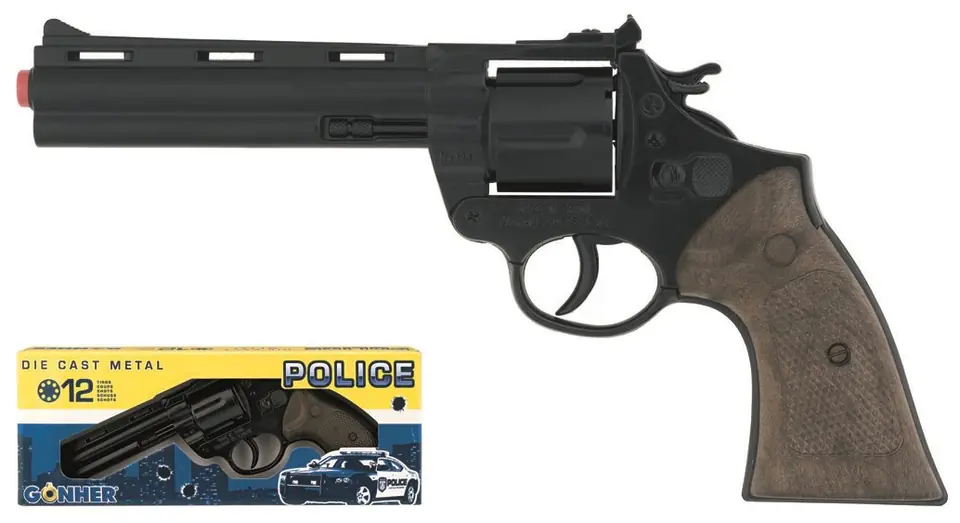 ⁨Police revolver metal 12 cartrige GONHER 123/6⁩ at Wasserman.eu