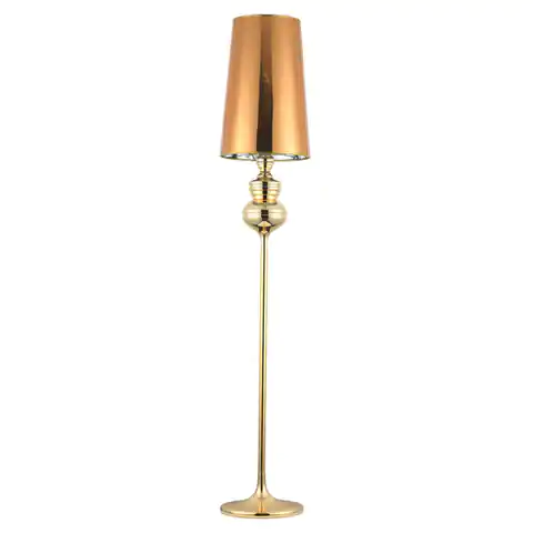 ⁨Lampa podłogowa QUEEN  - F złota 175 cm (Kolor Złoty)⁩ w sklepie Wasserman.eu