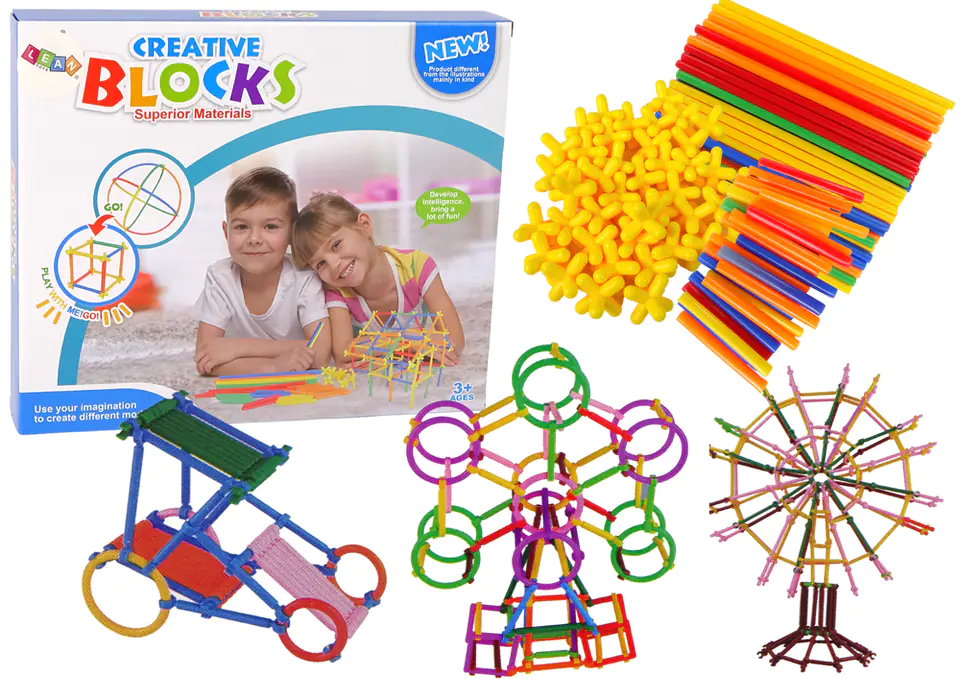 ⁨Building kit building blocks Straw stackers⁩ at Wasserman.eu