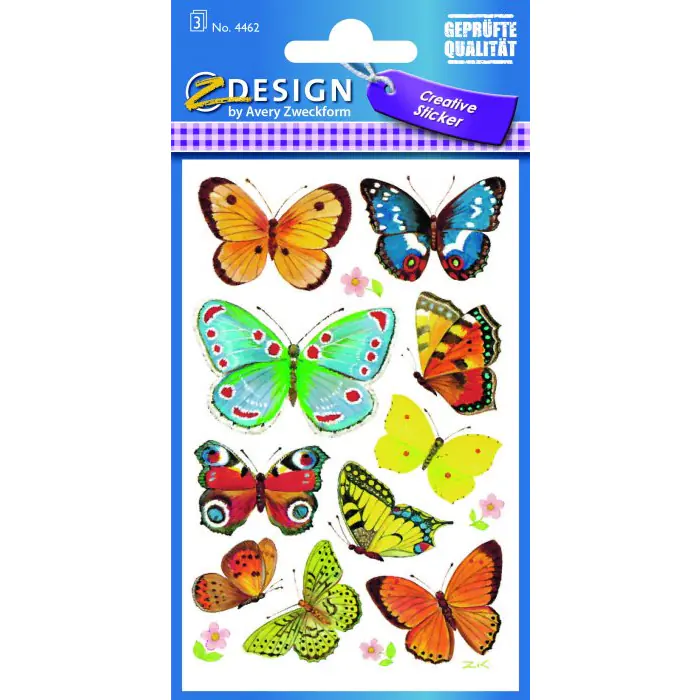 ⁨ZF Stickers Butterflies 4462 Z-DESIGN CREATIVE AVERY ZWECKFORM⁩ at Wasserman.eu