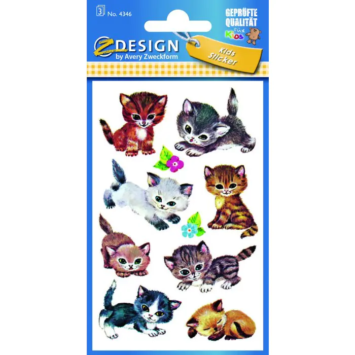 ⁨ZF Stickers Cats 4346 Z-DESIGN KIDS AVERY ZWECKFORM⁩ at Wasserman.eu