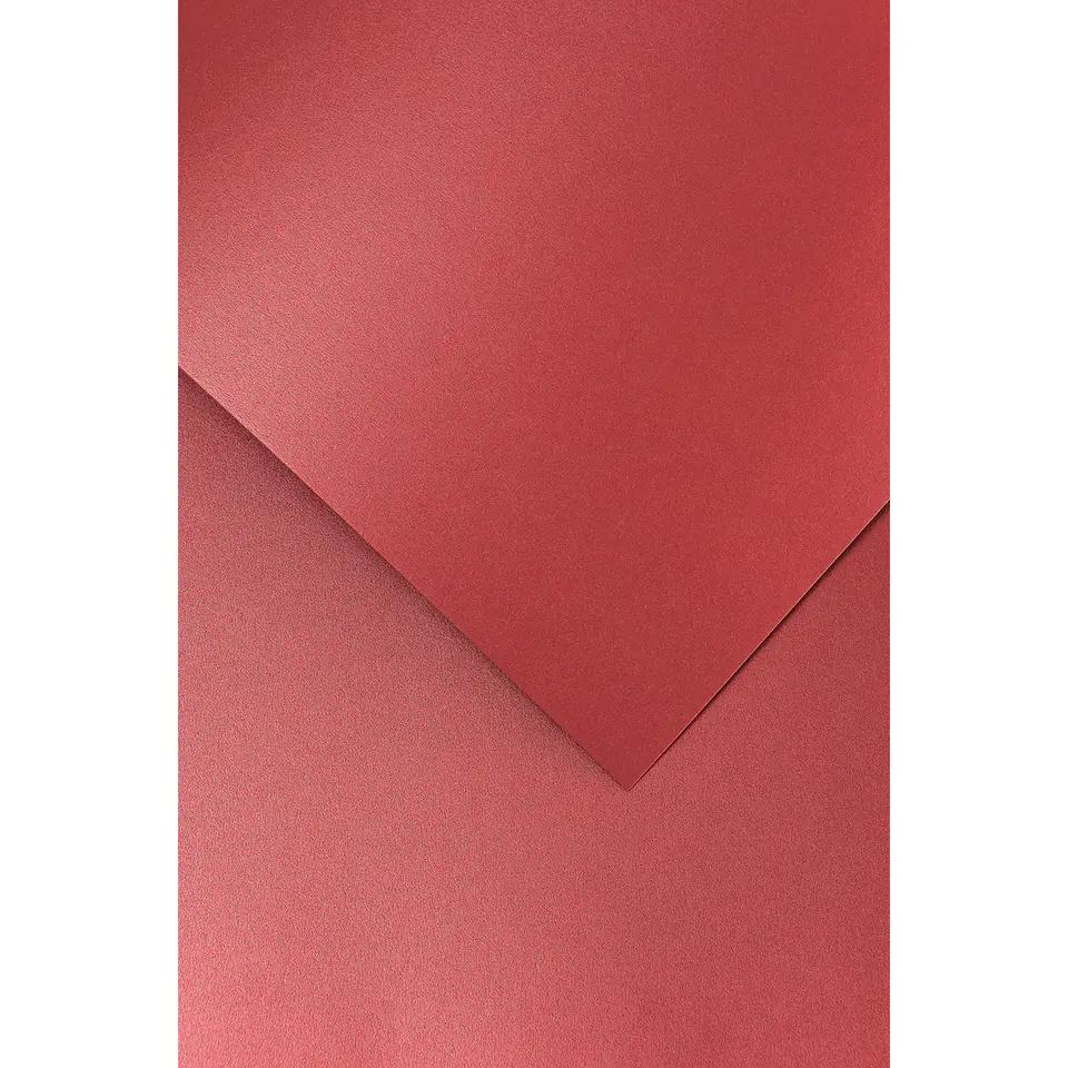 ⁨Karton ozdobny A4 ICELAND czerwony (20ark.) 220g. 200613 Galeria Papieru⁩ w sklepie Wasserman.eu