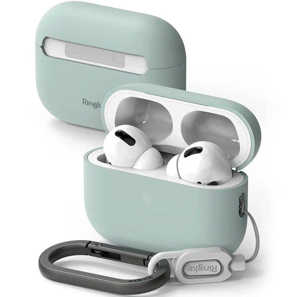 ⁨Etui APPLE AIRPODS PRO Ringke Silicone Seafoam⁩ at Wasserman.eu