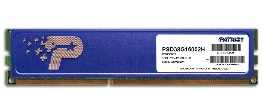 ⁨PATRIOT DDR3 8GB SIGNATURE 1600MHz CL11⁩ w sklepie Wasserman.eu