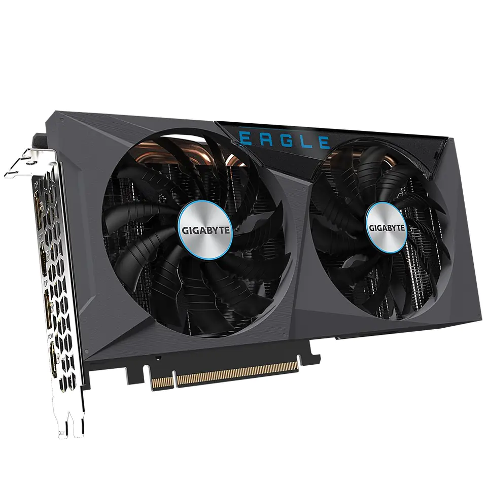 ⁨Gigabyte GeForce RTX 3060 Ti EAGLE OC 8G (rev. 2.0) NVIDIA 8 GB GDDR6 Unpacked⁩ at Wasserman.eu