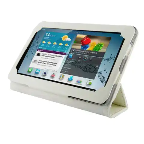 ⁨4World Protective Case/Stand for Galaxy Tab 2 7'' Folded Case white⁩ at Wasserman.eu