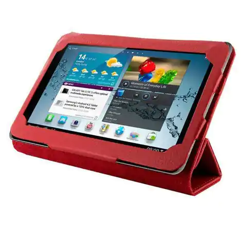 ⁨4World Protective Case/Stand for Galaxy Tab 2 7'' Folded Case red⁩ at Wasserman.eu
