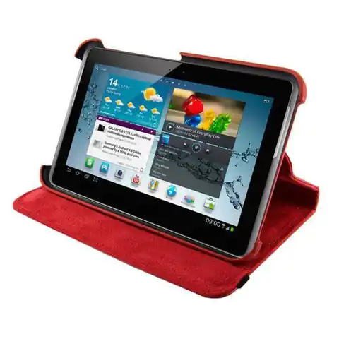 ⁨4World Etui ochronne/Podstawka do Galaxy Tab 2 7'' Rotary czerwone⁩ w sklepie Wasserman.eu