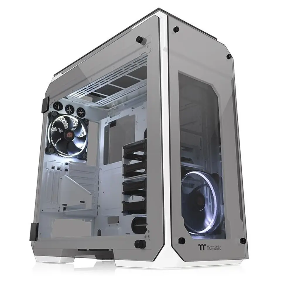 ⁨Case View 71 Riing Tempered Glass E-ATX Full Tower - Snow Edition⁩ at Wasserman.eu