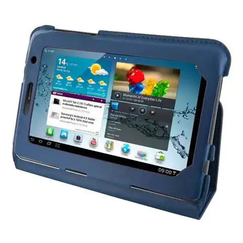 ⁨4World Etui ochronne/Podstawka do Galaxy Tab 2 7'' Ultra Slim niebieskie⁩ w sklepie Wasserman.eu