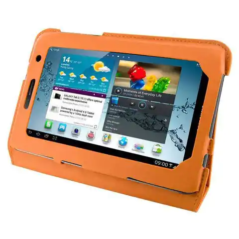 ⁨4World Etui ochronne/Podstawka do Galaxy Tab 2 7'' Ultra Slim pomarańczowe⁩ w sklepie Wasserman.eu