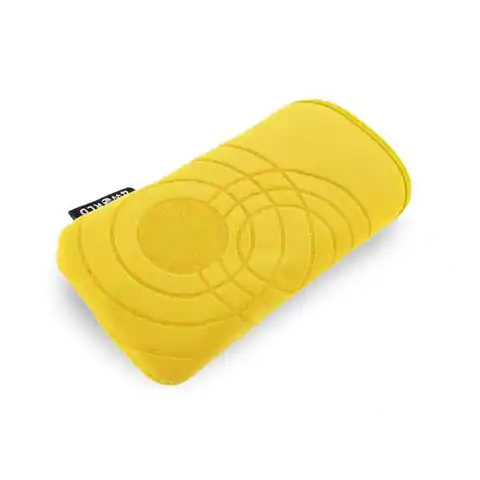 ⁨4World Etui GSM POCKET CIRCLE żółty⁩ w sklepie Wasserman.eu