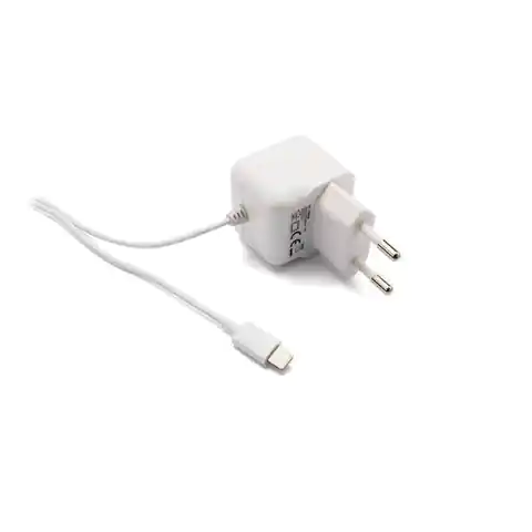 ⁨G&BL Charger with lightning input for iPhone, 2100 mA, 1m, blister, white⁩ at Wasserman.eu