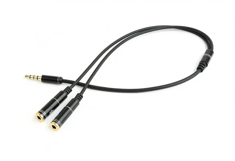 Adapter audio microphone 3.5mm minijack, 4PIN, 0.2m at Wasserman.eu