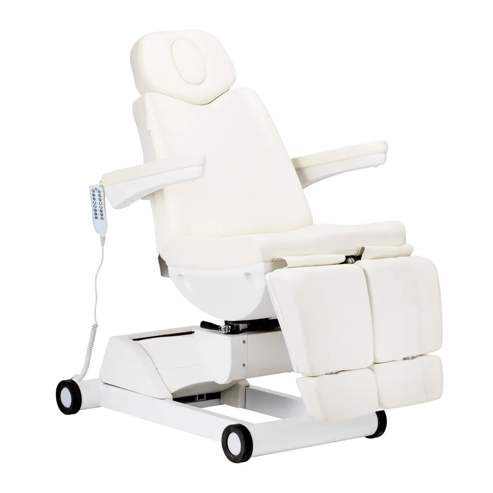 ⁨Cosmetic chair electric swivel Azzurro 873 pedi white⁩ at Wasserman.eu