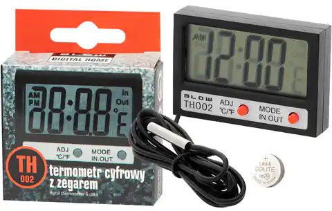 ⁨Panel Thermometer weiß LCD -50 bis +100stC 50-311⁩ im Wasserman.eu