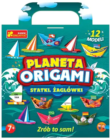⁨Planeta origami Statki Żaglówki 12 modeli Zrób to sam⁩ w sklepie Wasserman.eu