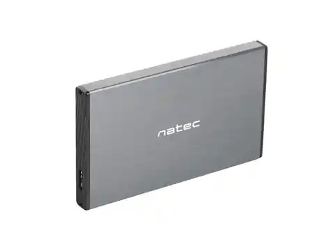 ⁨NATEC HDD-GEHÄUSE RHINO GO (USB 3.0, 2.5", GREY)⁩ im Wasserman.eu