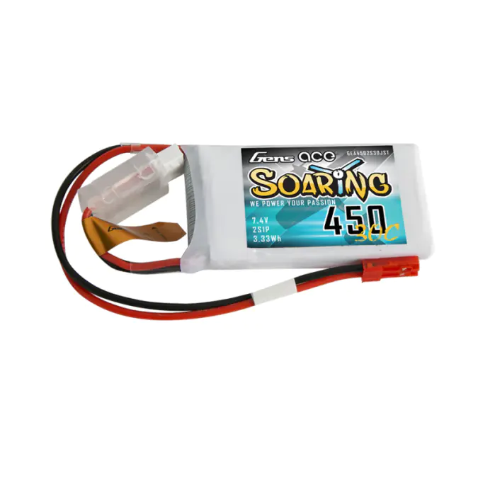 ⁨450mAh 7.4V 30C SOARING Gens Ace⁩ at Wasserman.eu