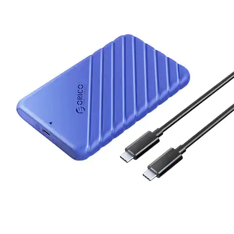 ⁨Obudowa dysku HDD / SSD 2,5" Orico, 6 Gbps, USB-C 3.1 Gen1 (niebieska)⁩ w sklepie Wasserman.eu