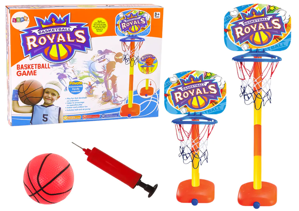 ⁨Basketball Set Basket Ball 120 cm Pump⁩ at Wasserman.eu