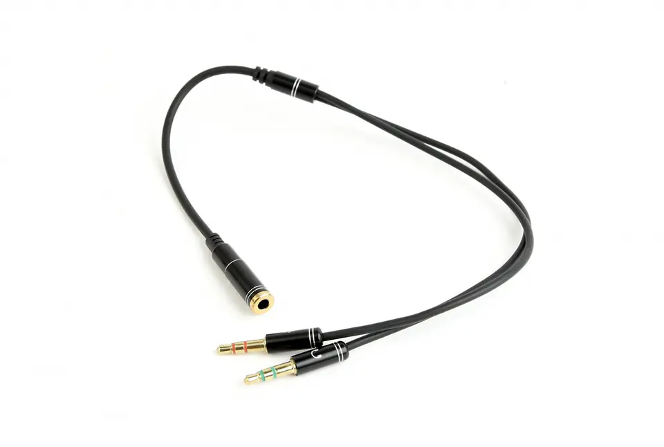 Adapter audio stereo 3.5mm minijack, 4PIN, 0.2m at Wasserman.eu