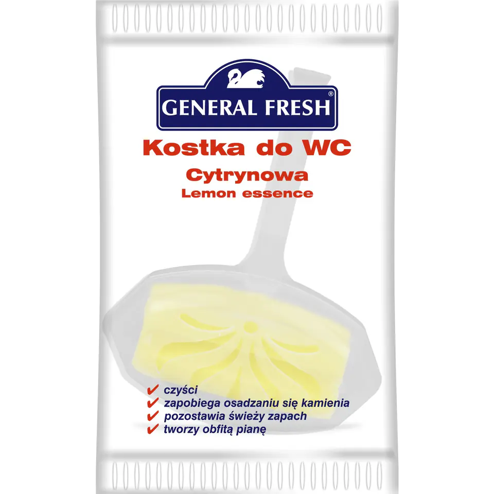 ⁨Kostka do WC zawieszka 30g cytryna GENERAL FRESH⁩ w sklepie Wasserman.eu