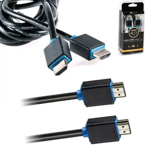 ⁨HDMI-HDMI Cable 1,5m v2.0 UHD 4K 99,9% COPPER⁩ at Wasserman.eu
