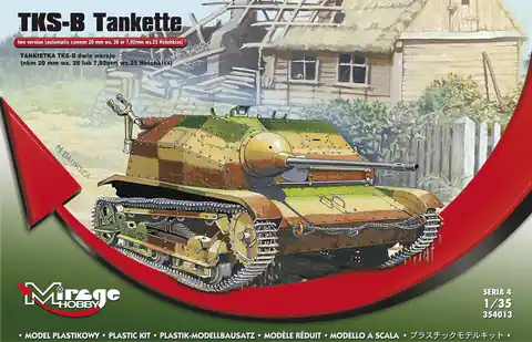 ⁨Plastic model Tankette TKS-B⁩ at Wasserman.eu