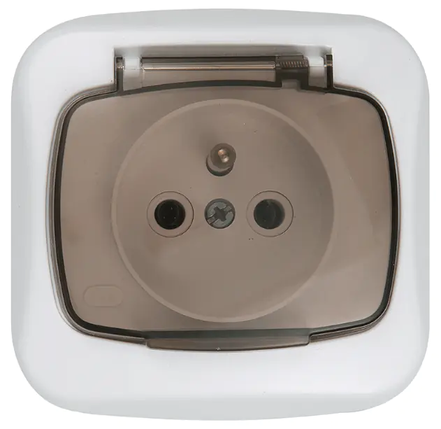 ⁨SINGLE SOCKET WITH MAINS GROUND SINGLE⁩ at Wasserman.eu