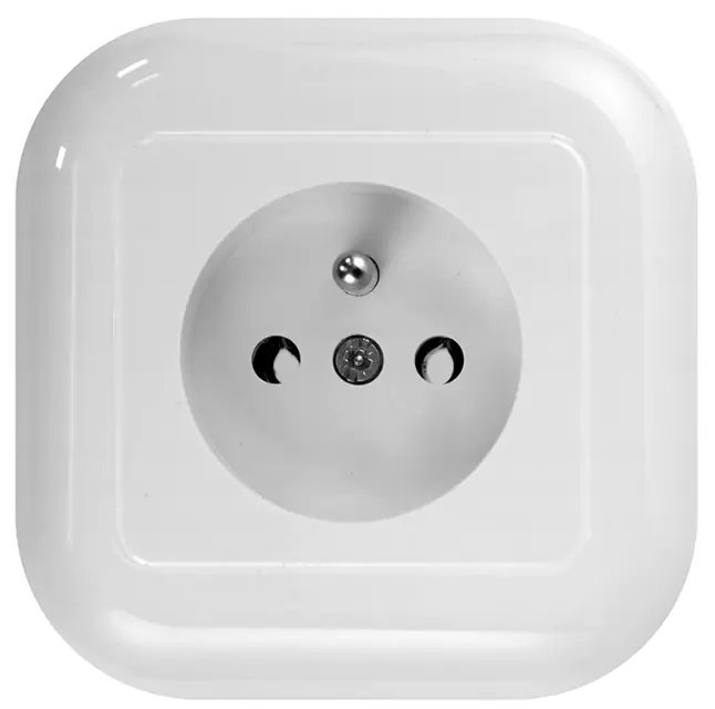 ⁨SOCKET: SINGLE SOCKET WITH MAINS GROUNDING⁩ at Wasserman.eu