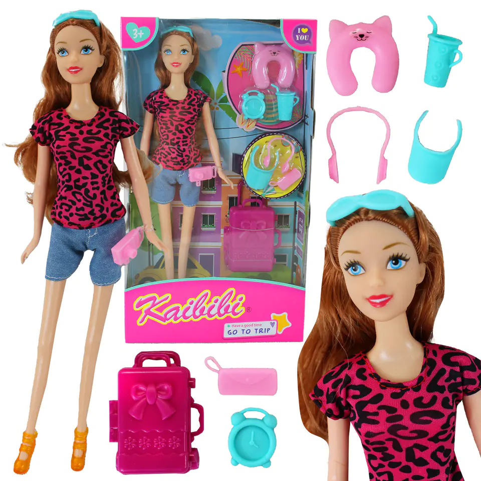 ⁨CUTE DOLL TRAVELER + SUITCASE ACCESSORIES⁩ at Wasserman.eu